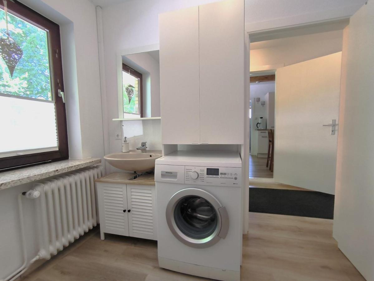 Ferienwohnung Zwischen Den Meeren - Schoene Und Gemuetliche Fewo Mit Garten Dorpstedt Exterior foto